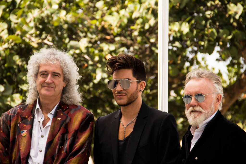 Brian May, Adam Lambert e Roger Taylor em coletiva de imprensa no Rio / Créditos: Karina Balan Julio e Phillippe de C. T. Watanabe