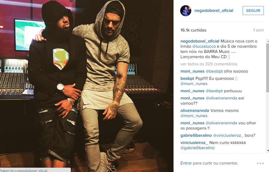 Nego do Borel e Lucas Lucco