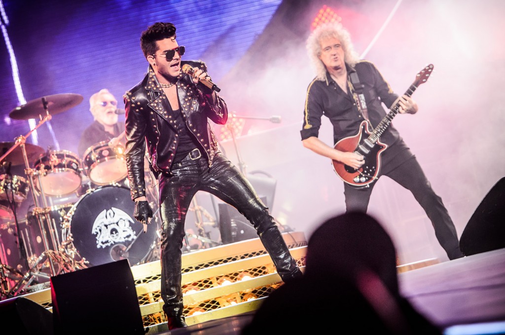 Queen + Adam Lambert no palco do Ibirapuera / Crédito: Stephan Solon