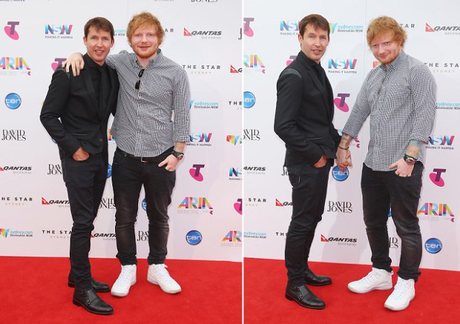 Ed Sheeran e James Blunt