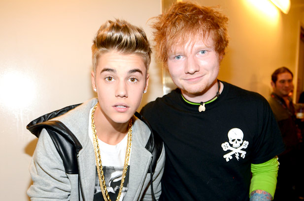 Justin Bieber e Ed Sheeran