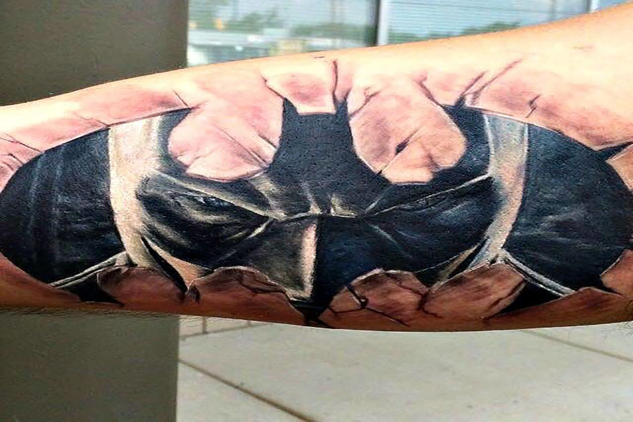 batman tattoo