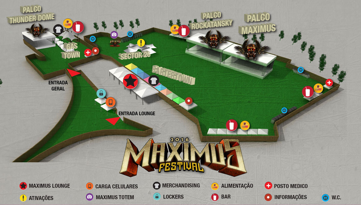 Maximus Festival - Mapa