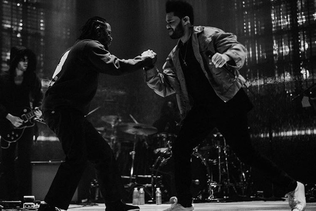 Confira o The Weeknd cantando “Sidewalks” com o Kendrick Lamar
