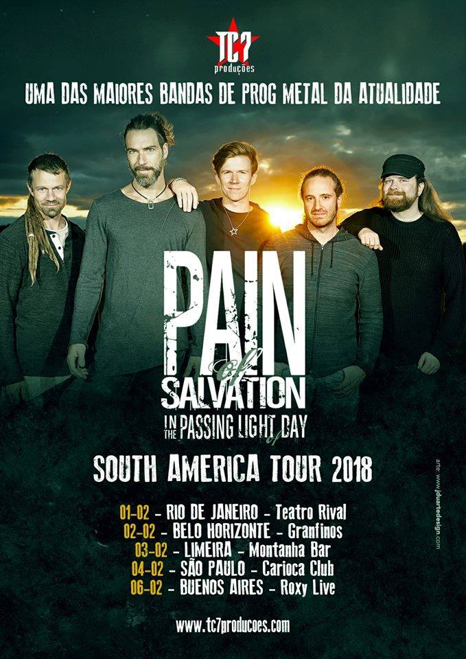“In The Passing Light of Day Tour” Pain of Salvation desembarca no