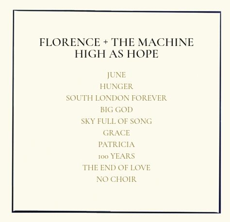 florence tracklist
